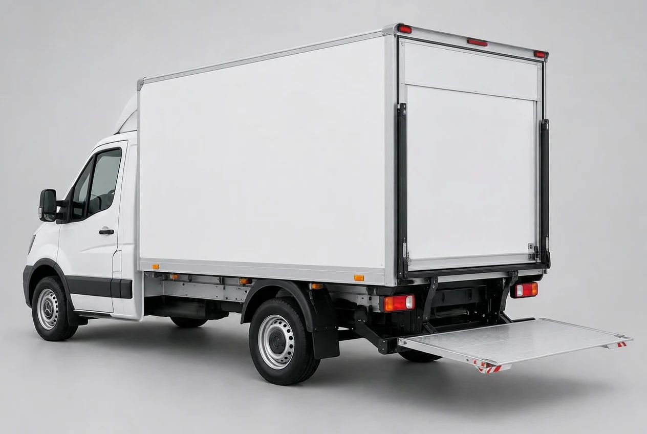 Bakwagen met laadklep automaat